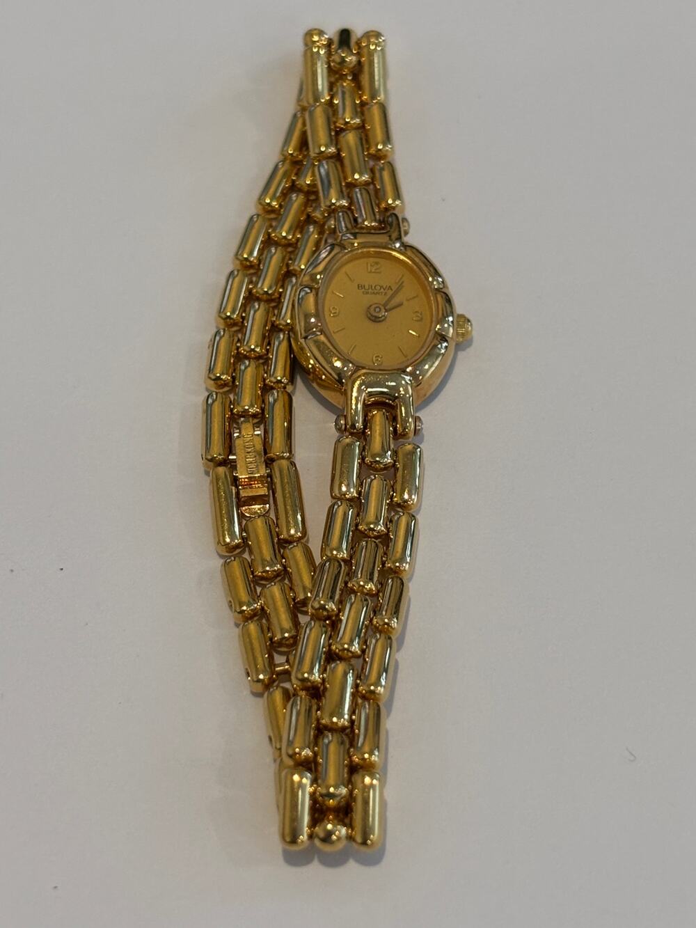 Vintage Dainty Bulova Gold Tone Watch